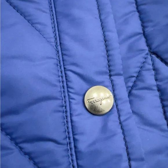 Ferragamo chevron quilted vest